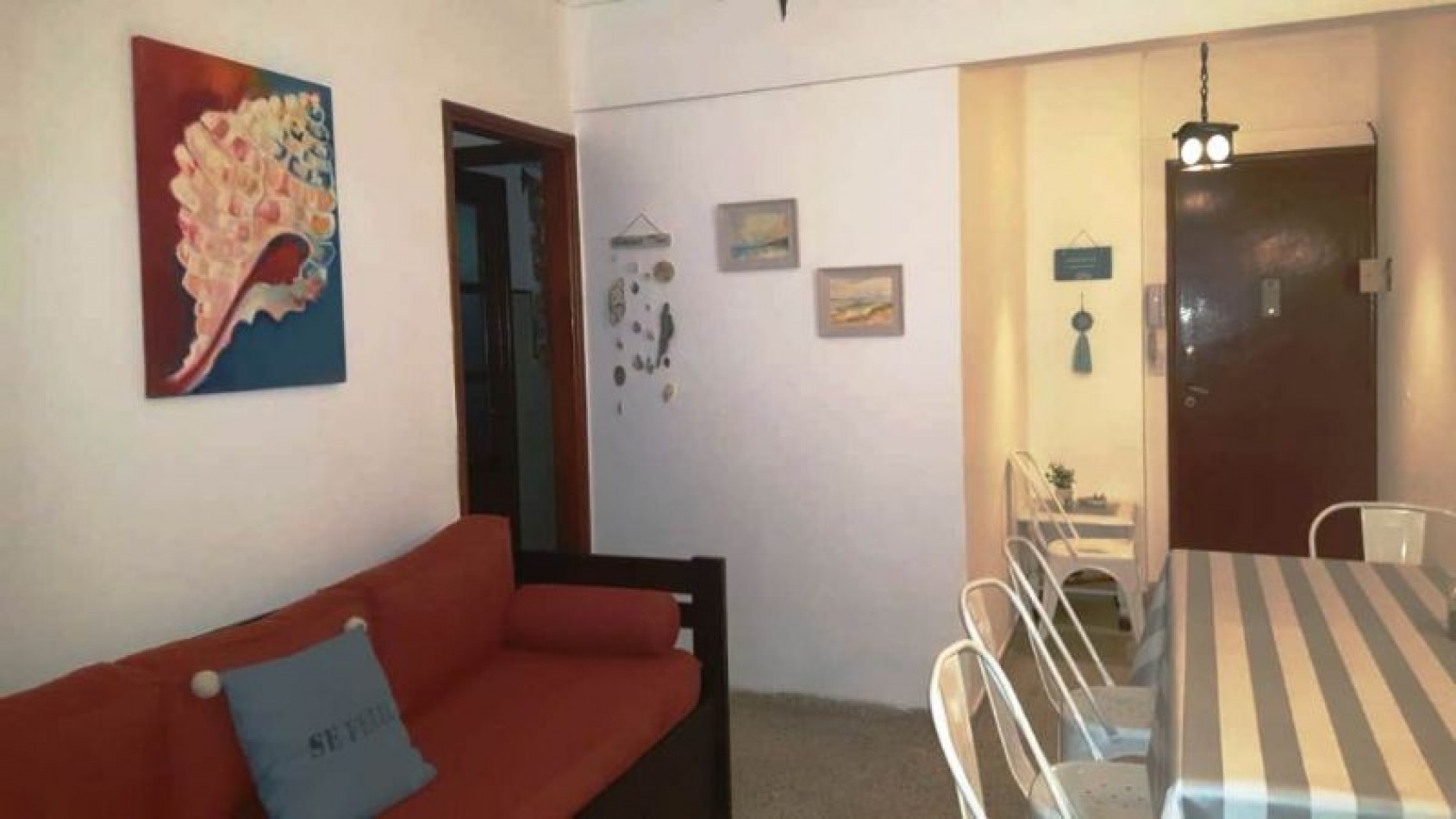 DEPARTAMENTO 2 AMB (4 PERSONAS )PISO 4 DPTO C.Todo electrico