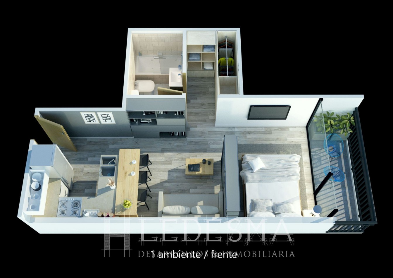 DEPARTAMENTO PRONTA ENTREGA-ZONA PASEO ALDREY